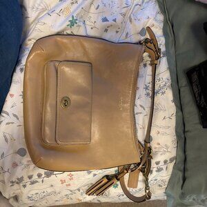 Coach lightly used convertible bag with outer pocket